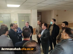 بازدید معاون امور عمرانی استاندار و هیات همراه از دانشگاه فرهنگیان کرمانشاه 3