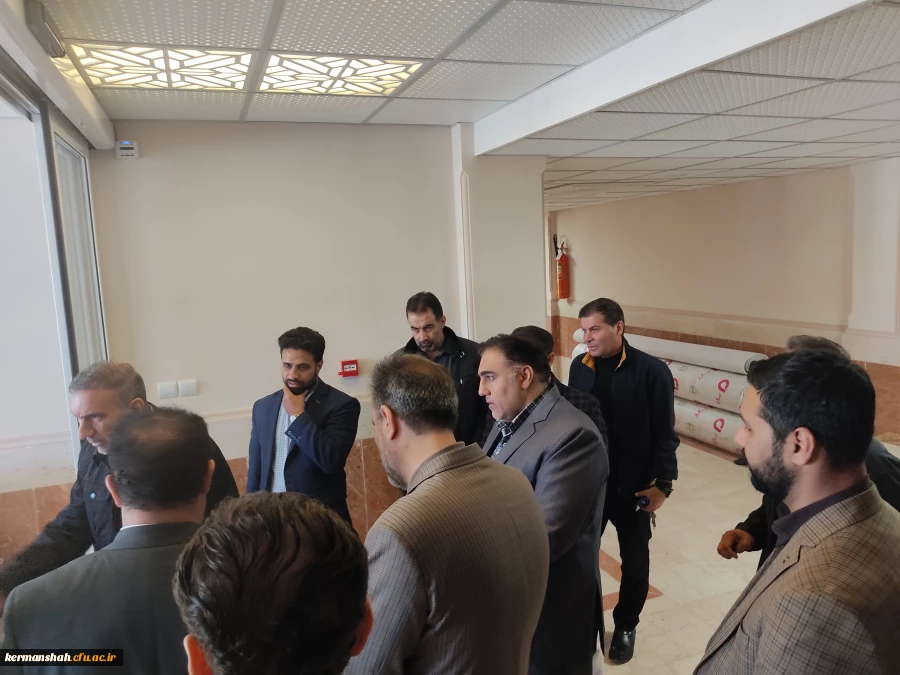 بازدید معاون امور عمرانی استاندار و هیات همراه از دانشگاه فرهنگیان کرمانشاه 4