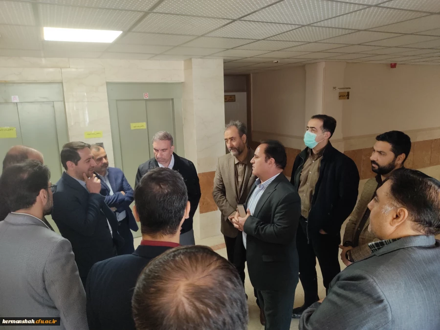 بازدید معاون امور عمرانی استانداری و هیئت همراه از دانشگاه فرهنگیان کرمانشاه 5