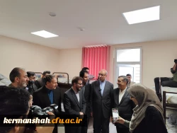 افتتاح پروژه خوابگاه 360 نفره دانشگاه فرهنگیان کرمانشاه 5