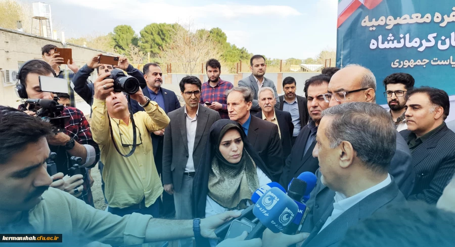 افتتاح پروژه خوابگاه 360 نفره دانشگاه فرهنگیان کرمانشاه 13