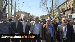 حضور باشکوه جامعهٔ دانشگاهی دانشگاه فرهنگیان کرمانشاه در راهپیمایی روز جهانی قدس 6