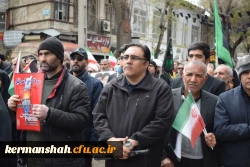 حضور باشکوه جامعهٔ دانشگاهی دانشگاه فرهنگیان کرمانشاه در راهپیمایی روز جهانی قدس 6
