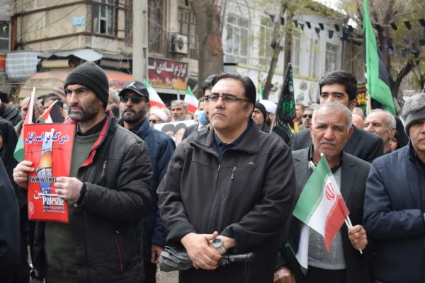 حضور باشکوه جامعهٔ دانشگاهی دانشگاه فرهنگیان کرمانشاه در راهپیمایی روز جهانی قدس 6