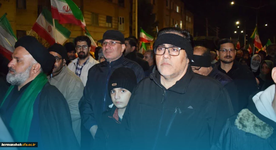 حضور جامعه دانشگاهی دانشگاه فرهنگیان استان کرمانشاه در اجتماع بزرگ دانشگاهیان استان 3