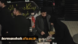 بازدید ریاست دانشگاه از موکب خدماتی و ایستگاه صلواتی دانشگاه فرهنگیان استان کرمانشاه 6