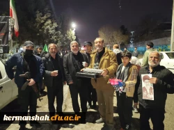 بازدید ریاست دانشگاه از موکب خدماتی و ایستگاه صلواتی دانشگاه فرهنگیان استان کرمانشاه 18