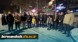 بازدید ریاست دانشگاه از موکب خدماتی و ایستگاه صلواتی دانشگاه فرهنگیان استان کرمانشاه 3