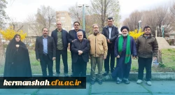 کاشت نهال توسط اعضای هیات رئیسه دانشگاه به مناسبت هفته منابع طبیعی و روز درختکاری
 2