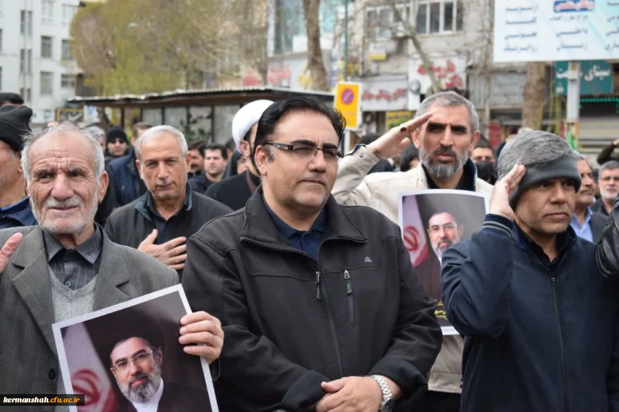 حضور باشکوه جامعهٔ دانشگاهی دانشگاه فرهنگیان کرمانشاه در راهپیمایی روز جهانی قدس 3