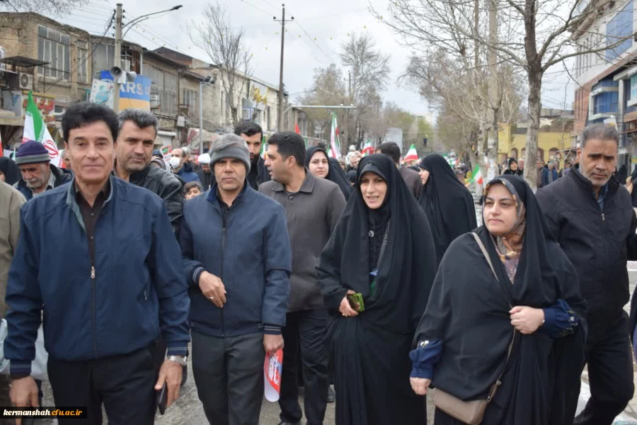 حضور باشکوه جامعهٔ دانشگاهی دانشگاه فرهنگیان کرمانشاه در راهپیمایی روز جهانی قدس 7