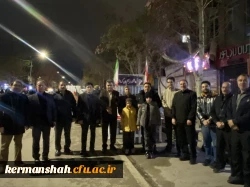 بازدید ریاست دانشگاه از موکب خدماتی و ایستگاه صلواتی دانشگاه فرهنگیان استان کرمانشاه 2