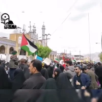 شرکت دانشجو معلمان ، اساتید و مسئولین دانشگاه فرهنگیان مراسم روز جهانی قدس 2
